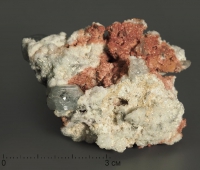 Топаз, кристаллы в породе 6,1х4,6х3,1 см - «globural.ru» - Екатеринбург