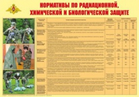 Плакат "Нормативы по радиационной, химической и биологической защите" - «globural.ru» - Екатеринбург