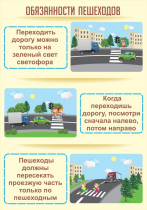 Стенд "Обязанности пешехода часть 1" - «globural.ru» - Екатеринбург