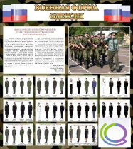 Стенд "Военная форма одежды (флаг РФ)" - «globural.ru» - Екатеринбург