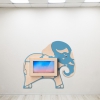 «Слон» - Декоративная сенсорная панель 32" - «globural.ru» - Екатеринбург