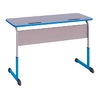 Парта двухместная Smarty Key с полиуретановой кромкой регулируемая по высоте - «globural.ru» - Екатеринбург