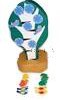 Дидактическое дерево - 3 сезона (зима, лето, осень) игрушка напольная (ВИК) - «globural.ru» - Екатеринбург