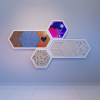 Декоративная тактильная панель - «Рельефные многоугольные формы» - «globural.ru» - Екатеринбург