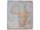 Учебная карта "Африка"(социально-экономическая) 1340*1160 мм (матовое, 2-стороннее лам.) - «globural.ru» - Екатеринбург