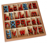 Английский подвижный деревянный алфавит в коробке - печатные буквы. 5/10 штук - «globural.ru» - Екатеринбург