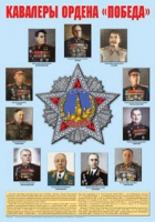Плакат "Кавалеры ордена «Победа»" - «globural.ru» - Екатеринбург