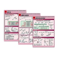 Комплект таблиц по геометрии "Планиметрия. Преобразования фигур. Координаты. Векторы"(10 табл, А1, лам) - «globural.ru» - Екатеринбург