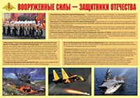 Плакат "Вооруженные Силы – защитники Отечества" - «globural.ru» - Екатеринбург