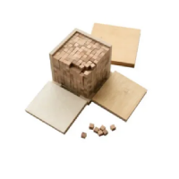 Коробка с деревянными  кубиками, 1000 кубиков - «globural.ru» - Екатеринбург