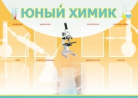 Стенд "Юный химик" (вариант 1) - «globural.ru» - Екатеринбург