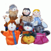 Набор перчаточных кукол к сказке "Репка" - «globural.ru» - Екатеринбург