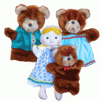 Набор кукол к сказке "Три медведя" - «globural.ru» - Екатеринбург