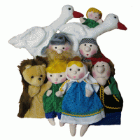 Набор перчаточных кукол к сказке "Гуси-лебеди" - «globural.ru» - Екатеринбург