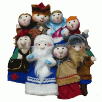 Набор перчаточных кукол к сказке "Морозко" - «globural.ru» - Екатеринбург