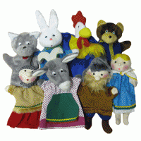 Набор перчаточных кукол к сказке "Коза - Дереза" - «globural.ru» - Екатеринбург