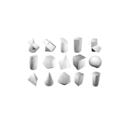 Комплект гипсовых моделей геометрических тел  - «globural.ru» - Екатеринбург