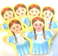 Набор кукол - рукавичек  "Эмоции. Девочки" - «globural.ru» - Екатеринбург