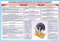 Стенд-уголок "Техника безопасности на уроках физики" - «globural.ru» - Екатеринбург
