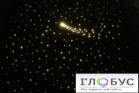 Настенный фибероптический ковер «Звездное небо» 1,45Х1,45м, 160 звезд в комплекте со светогенератором - «globural.ru» - Екатеринбург