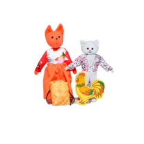 Набор шагающих кукол к сказке "Кот, Петух и Лиса" - «globural.ru» - Екатеринбург