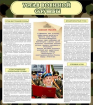 Стенд "Устав военной службы" - «globural.ru» - Екатеринбург