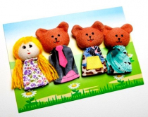 Набор пальчиковых кукол к сказке "Три медведя" - «globural.ru» - Екатеринбург