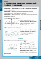 Математика Уравнения. Графическое решение уравнений (комплект таблиц) - «globural.ru» - Екатеринбург