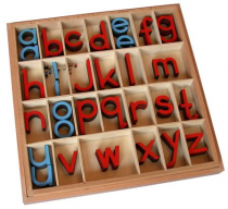 Английский подвижный деревянный алфавит в коробке - печатные буквы. 5/10 штук - «globural.ru» - Екатеринбург