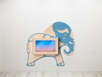 «Слон» - Декоративная сенсорная панель 32" - «globural.ru» - Екатеринбург