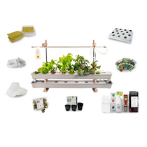 Комплект конструктор "Гидропонная установка 5 способов выращивания" 1250•260•720мм - «globural.ru» - Екатеринбург