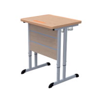 Стол ученический одноместный на плоскоовальной трубе 3-7 гр.р. - «globural.ru» - Екатеринбург