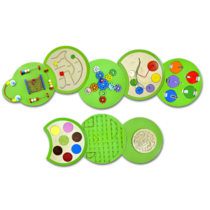 Тактильно-развивающая панель "Гусеница Жужа" - «globural.ru» - Екатеринбург