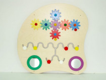 Тактильная панель "Тело гусеницы" (шестерёнки) - «globural.ru» - Екатеринбург