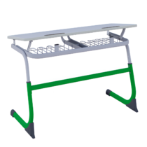 Парта двухместная Smarty регулируемая по высоте с углом наклона столешницы - «globural.ru» - Екатеринбург