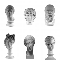 Комплект гипсовых моделей головы  - «globural.ru» - Екатеринбург