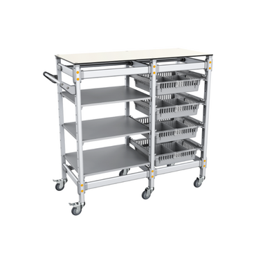 Тележка 2-х секционная для учебных наборов и цифровых лабораторных комплексов SenseDisc - «globural.ru» - Екатеринбург