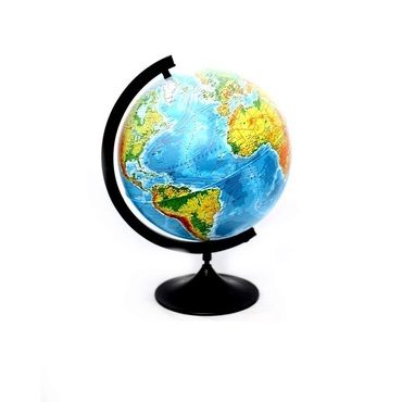 Глобус физический D=320 мм - «globural.ru» - Екатеринбург