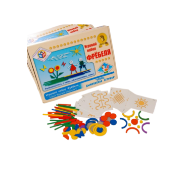 Игровой набор Фребеля "Узоры. Дымковская игрушка" (серия "Красота вокруг нас") - «globural.ru» - Екатеринбург