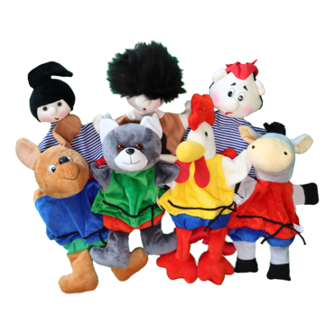 Набор перчаточных кукол к сказке "Бременские музыканты" - «globural.ru» - Екатеринбург