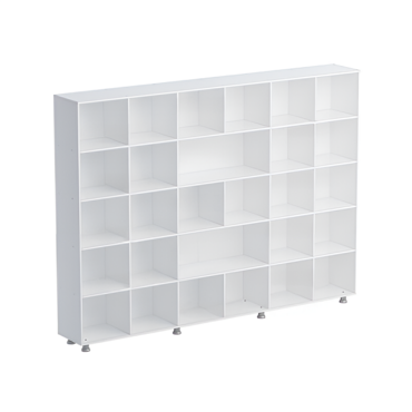 Шкаф-стеллаж без дверок (белый) - «globural.ru» - Екатеринбург