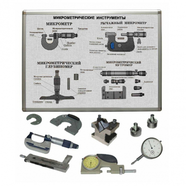 Комплект учебного оборудования «Метрология. Технические измерения в машиностроении» на 15 лабораторных работ - «globural.ru» - Екатеринбург