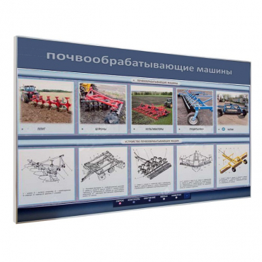 Электрифицированный светодинамический стенд «Почвообрабатывающие машины» - «globural.ru» - Екатеринбург
