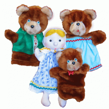 Набор кукол к сказке "Три медведя" - «globural.ru» - Екатеринбург
