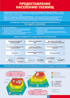 Таблица Предоставление населению убежищ 1000*1400 винил - «globural.ru» - Екатеринбург