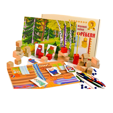 Игровой набор Фребеля "Три медведя" (серия "Сказочный мир". Выпуск 2) - «globural.ru» - Екатеринбург