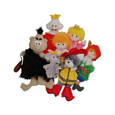 Набор перчаточных кукол к сказке "Кот в сапогах" - «globural.ru» - Екатеринбург