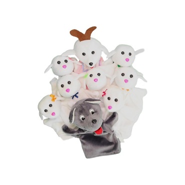 Набор перчаточных кукол к сказке "Волк и семеро козлят" - «globural.ru» - Екатеринбург