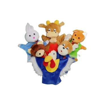 Набор перчаточных кукол к сказке "Зайкина избушка" - «globural.ru» - Екатеринбург